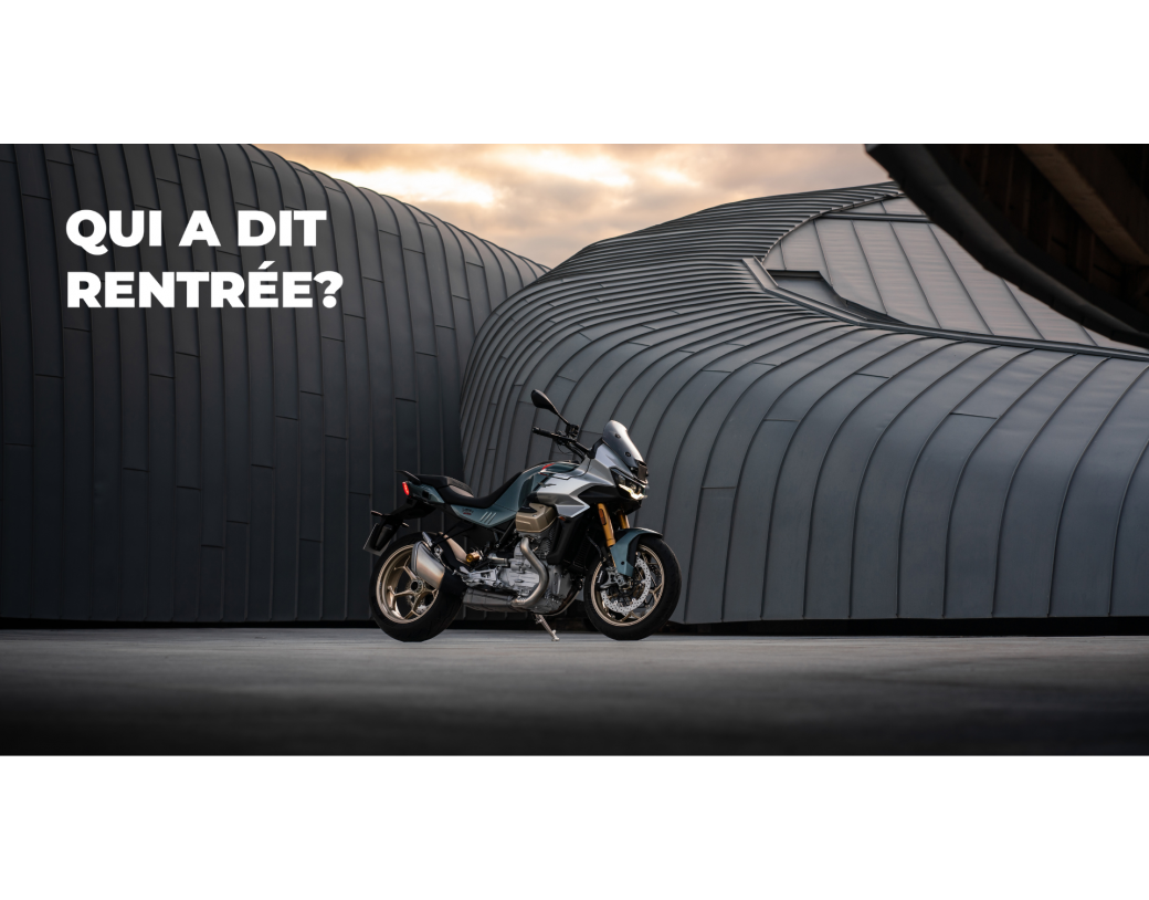 QUI A DIT RENTRÉE? La rentrée selon Moto Guzzi