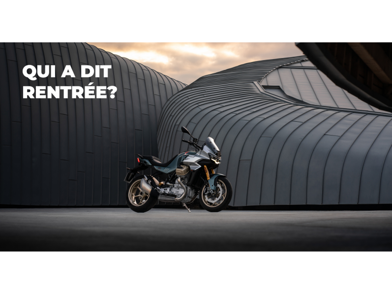 QUI A DIT RENTRÉE? La rentrée selon Moto Guzzi