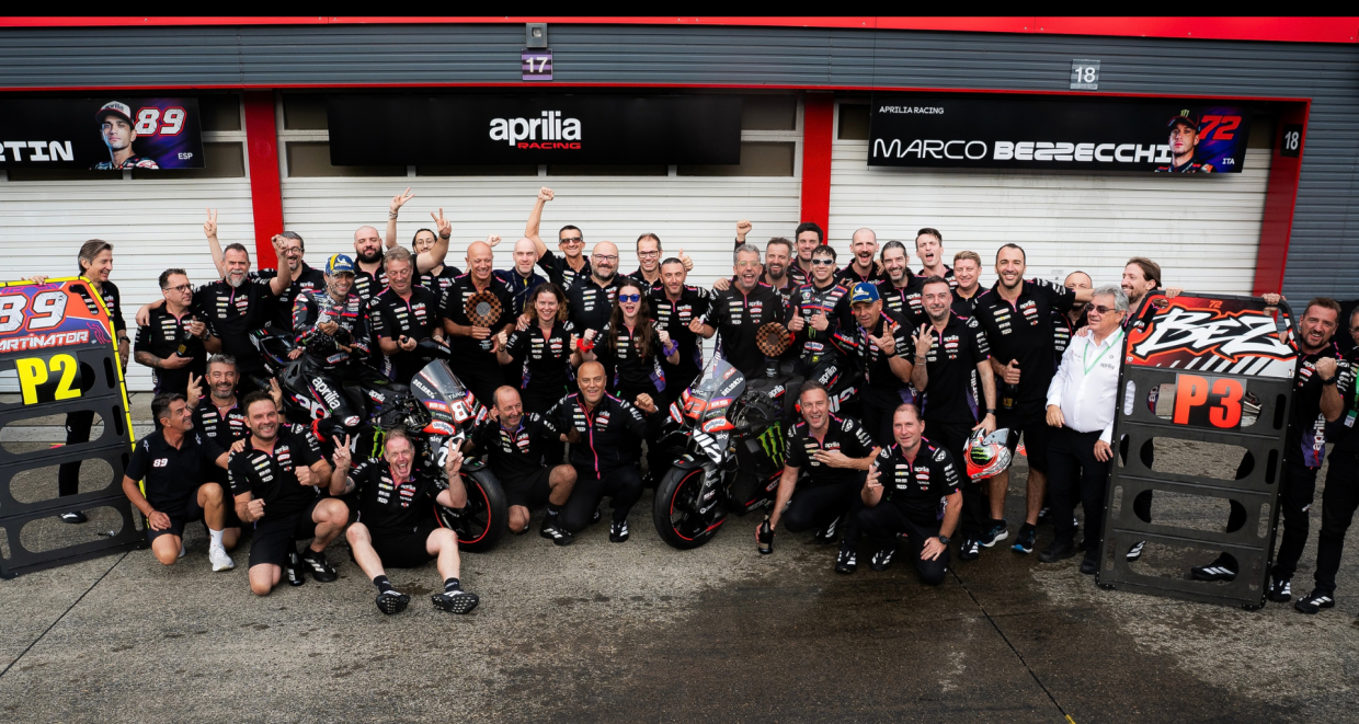 ARILIA RACING ÉCRIT L'HISTOIRE À MOTEGI