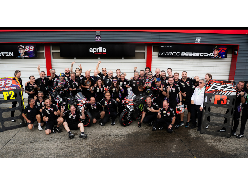 ARILIA RACING ÉCRIT L'HISTOIRE À MOTEGI