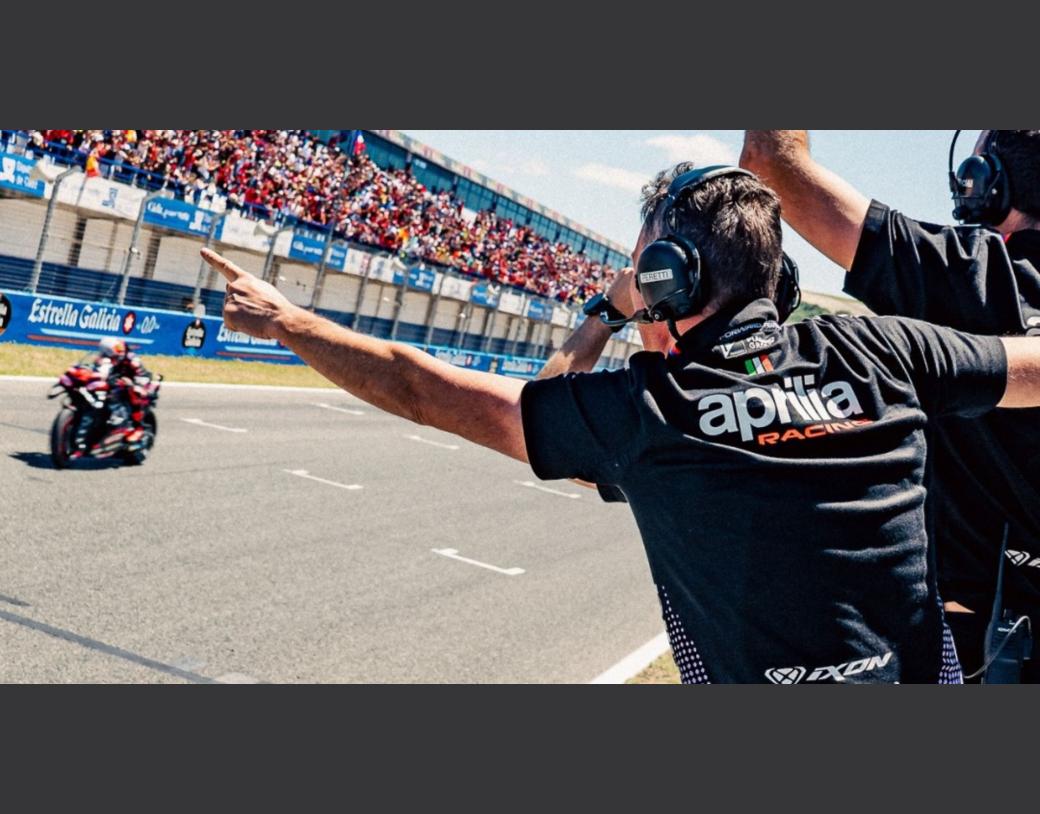 GP JEREZ: NOUVEAU PODIUM POUR APRILIA