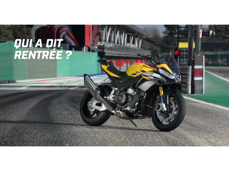 QUI A DIT RENTRÉE? La rentrée selon Aprilia
