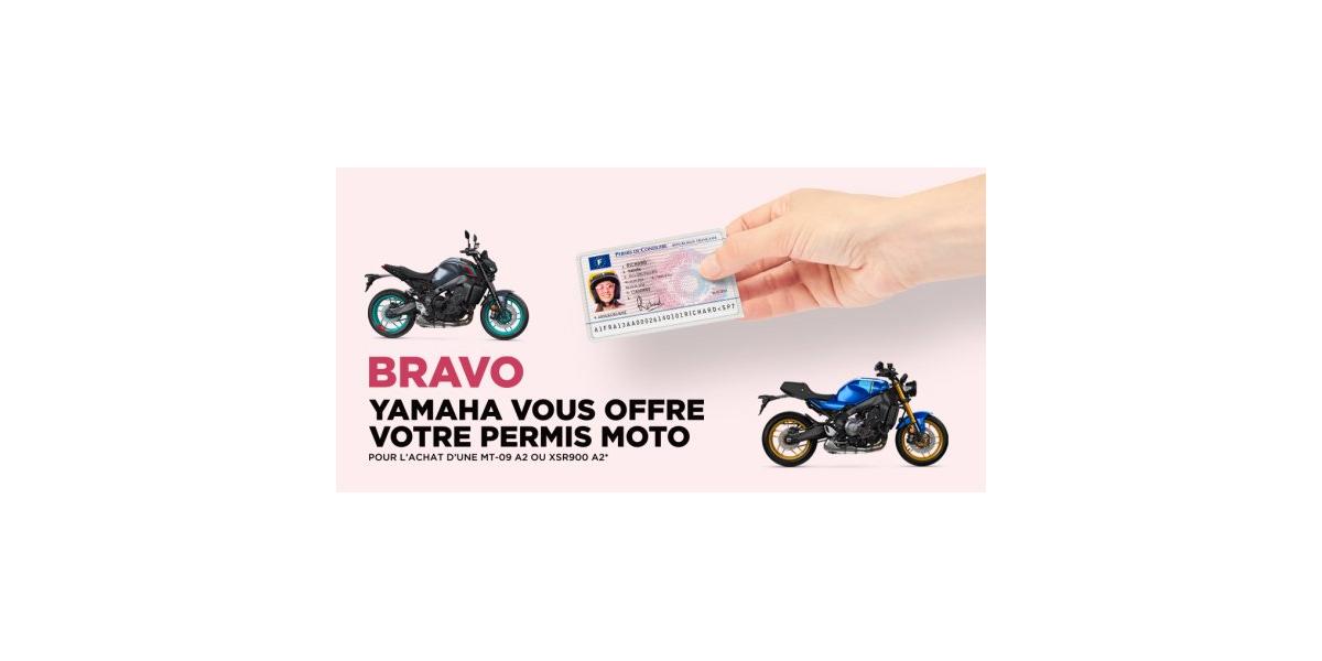 Yamaha vous offre votre permis Moto !