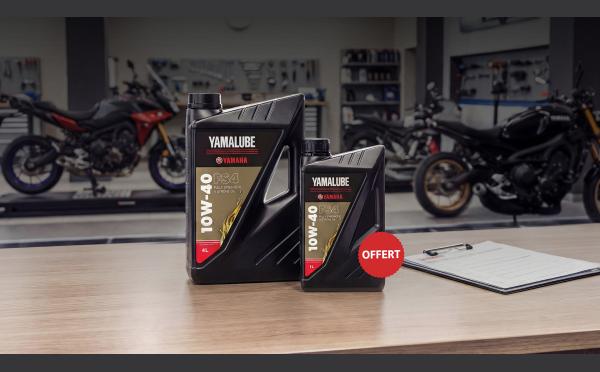 Yamalube : 4 litres achetés, 1 litre offert !