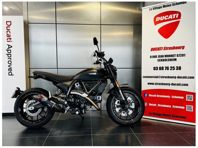 DUCATI SCRAMBLER 800 DARK TERMIGNONI - BRIDAGE A2 POSSIBLE