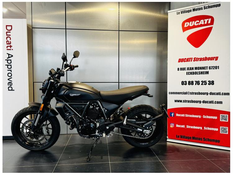 DUCATI SCRAMBLER 800 DARK TERMIGNONI - BRIDAGE A2 POSSIBLE