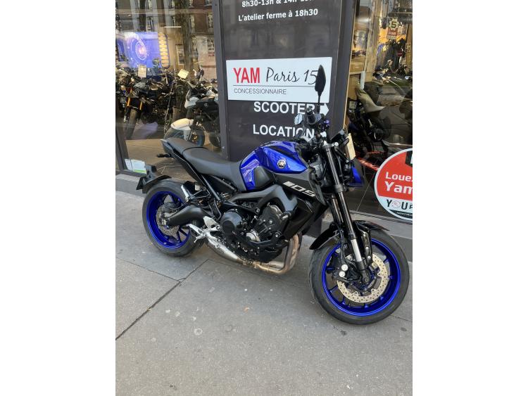 YAMAHA MT-09 2018 ICON BLUE AKRAPOVIC ET OHLINS (MT 09 MT09)
