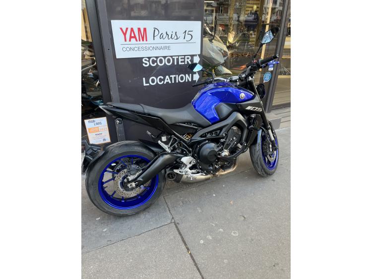 YAMAHA MT-09 2018 ICON BLUE AKRAPOVIC ET OHLINS (MT 09 MT09)