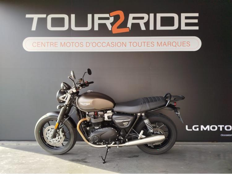TRIUMPH SPEED TWIN 900 - 1er main - Porte paquet.