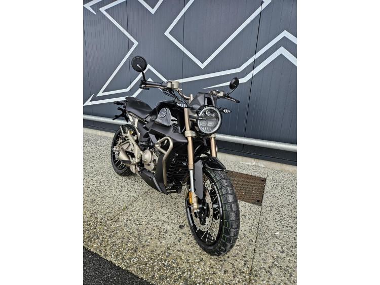 ZONTES 125 SCRAMBLER X Dispo en Noir mat et bleu mat et Noir brillante 