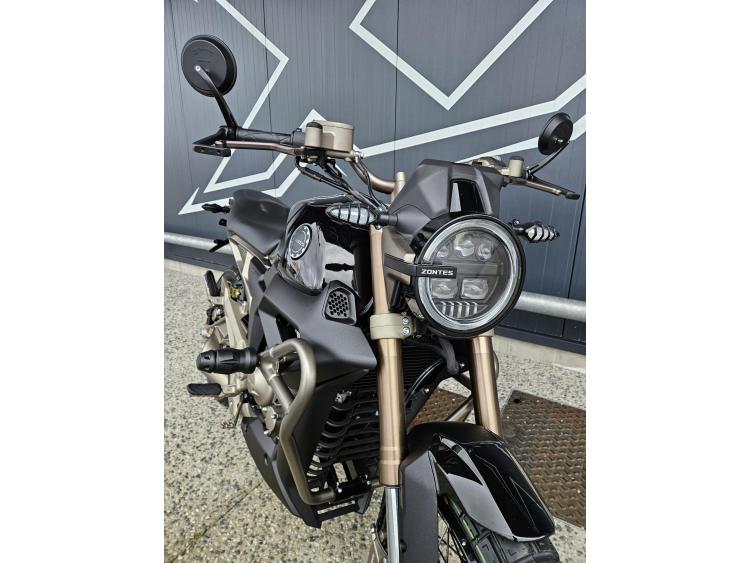 ZONTES 125 SCRAMBLER X Dispo en Noir mat et bleu mat et Noir brillante 
