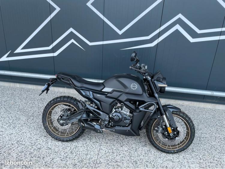 ZONTES 125 SCRAMBLER X Dispo en Noir mat et bleu mat et Noir brillante 