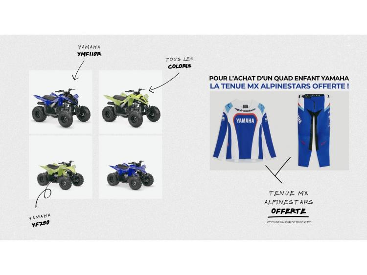 YAMAHA YFM RAPTOR 110 2026 - Livraison 