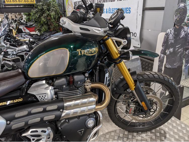 TRIUMPH SCRAMBLER 1200 XE STEVE MC QUEEN