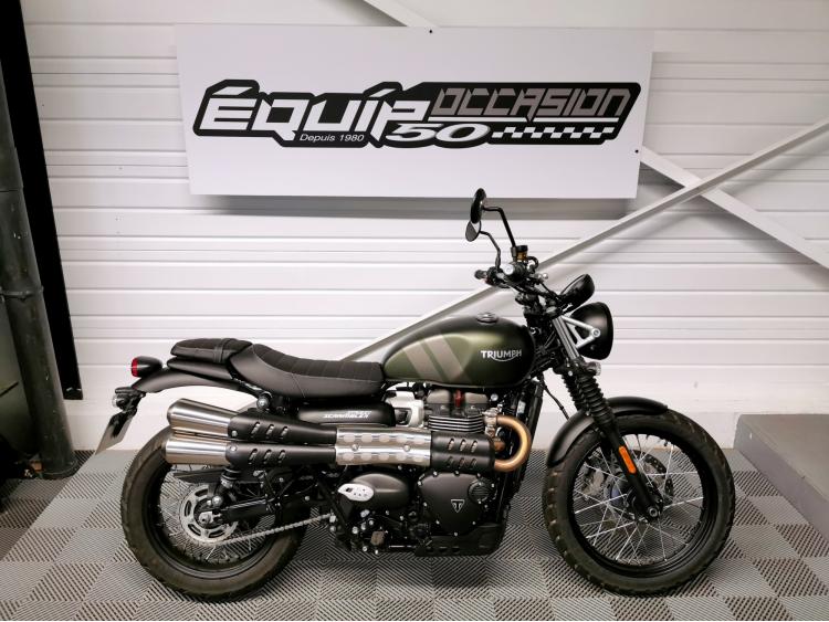 TRIUMPH STREET SCRAMBLER  900 - 1ERE MAIN - ELIGIBLE A2