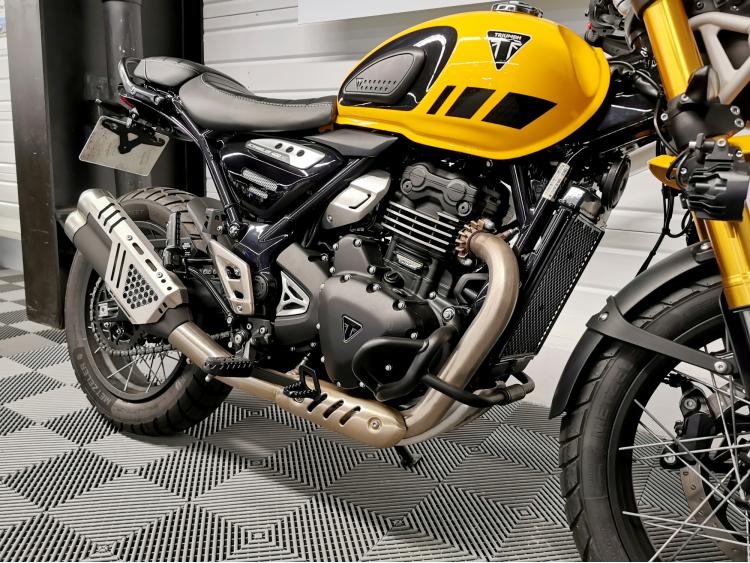 TRIUMPH Scrambler 400 XC - 1ERE MAIN - ACCESSIBLE A2 - 400XC