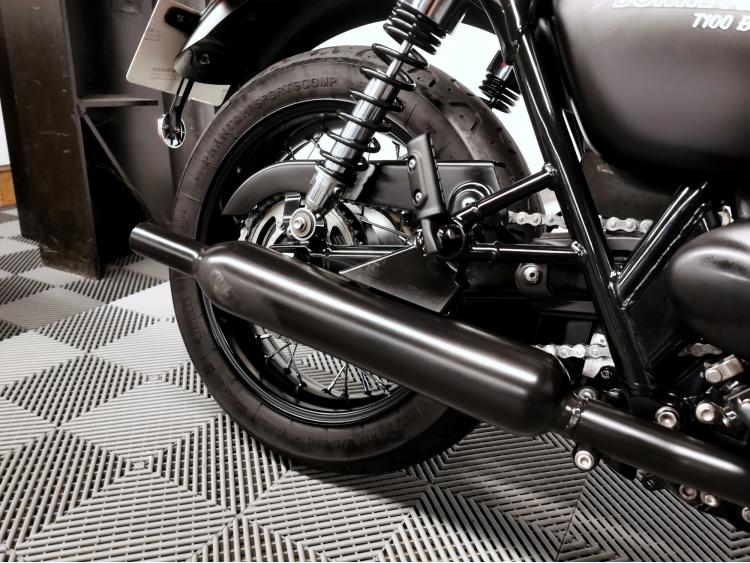 TRIUMPH Bonneville T100 BLACK - 1ERE MAIN - ELIGIBLE A2 - T 100 
