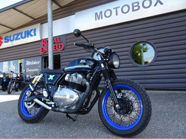 ROYAL ENFIELD INTERCEPTOR 650 Blue Scrambler