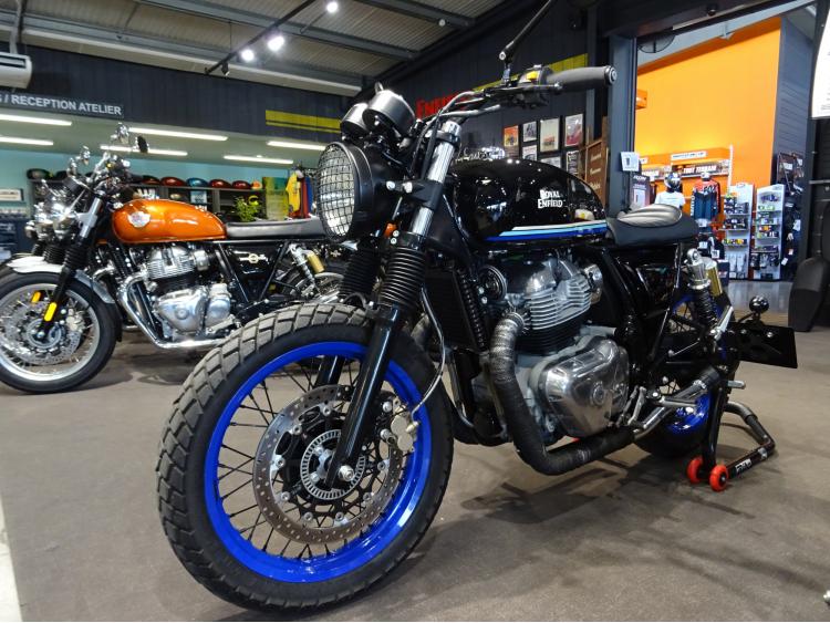 ROYAL ENFIELD INTERCEPTOR 650 Blue Scrambler