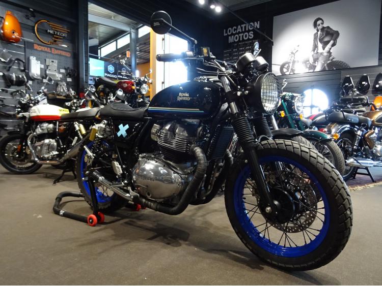 ROYAL ENFIELD INTERCEPTOR 650 Blue Scrambler