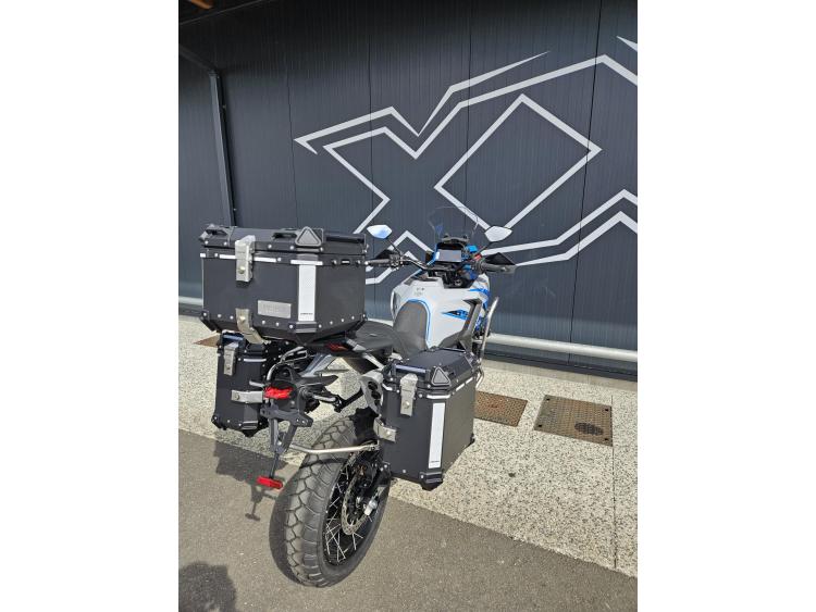 ZONTES 703 adventure bagagerie crash bar et feu additionnel inclus Bleu ou Gris 