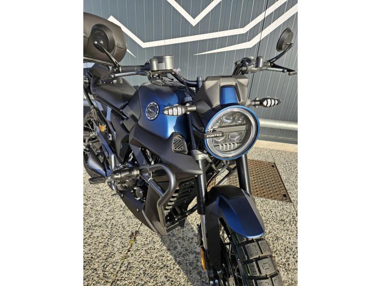 ZONTES 125 SCRAMBLER X bleu
