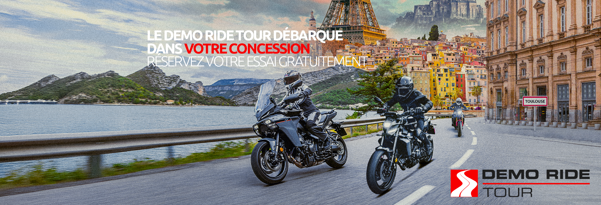 Le Démo Ride Tour débarque dans votre concession Yam Service ! 
