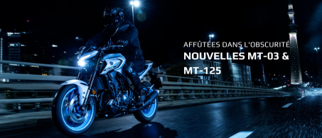 Nouvelles MT-03 et MT-125